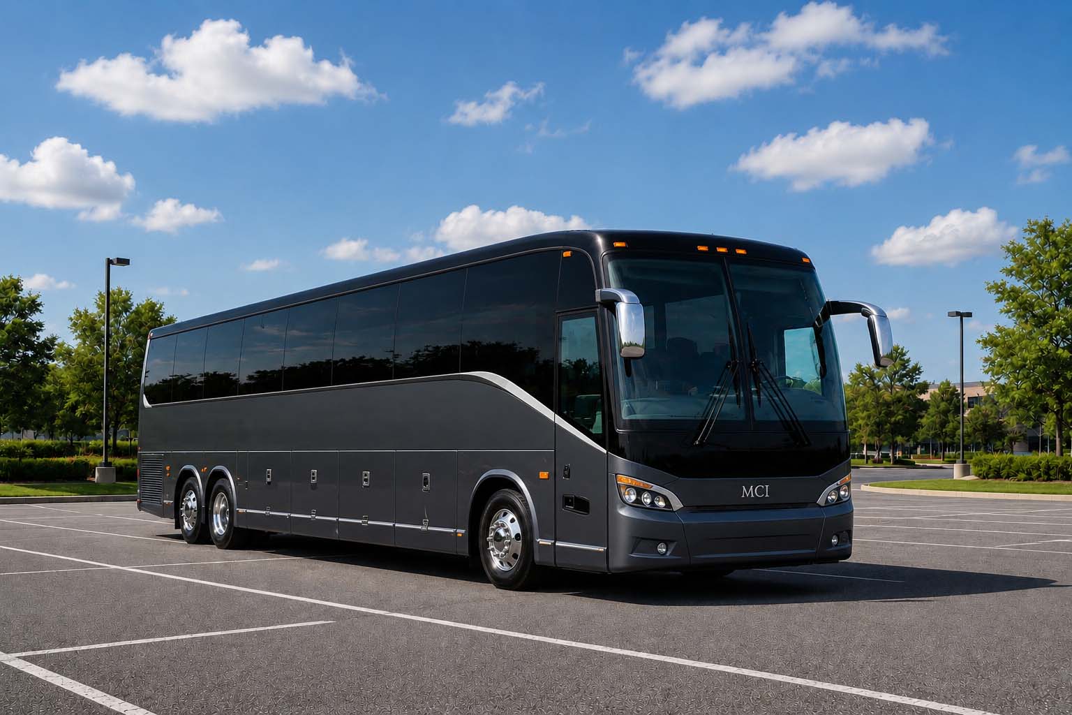 Charter bus rental in Downey, CA